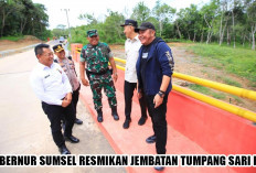 Jembatan Ke-9 di PALI yang Diresmikan Gubernur Herman Deru, Jembatan Tumpang Sari Telan Dana Rp6,4 Miliar