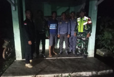 Babinsa Koramil 405-01 Tebing Tinggi Sambangi Linmas di Poskamling, Ada Apa Ya