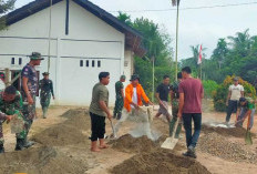 Sebagai Bagian Dari Program, Satgas TMMD Bangun Proyek Kesehatan Alami Bersama Mahasiswa UIN