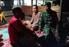 Sambil Diskusi, Anggota Babinsa Koramil 405-12 Lahat Fokus Mitigasi Kolaborasi, Ini Buktinya 