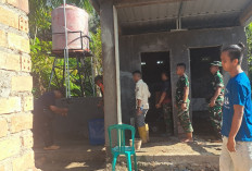 Ini Kondisi MCK yang Telah Rampung Dibangun Saat Ditinjau Dansatgas TMMD Kodim Lahat
