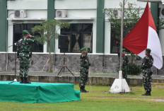 Pimpin Upacara Mingguan, Kasdim Palembang Tekankan Hal Ini ke Prajurit