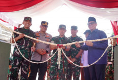 Pangdam II Sriwijaya Resmikan Jembatan Gantung Garuda di Desa Ini