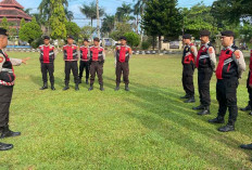 Tekankan Kesiapsiagaan Karhutla, Samapta Polres Ogan Ilir Cek Peralatan dan Himbau Larangan Pembakaran Lahan