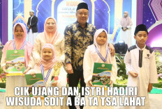 Lulusan SDIT A Ba Ta Tsa Lahat Bikin Wagub Sumsel Cik Ujang dan Isteri Terkesima