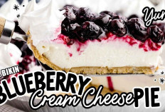 Dessert Lembut dan Nikmat, Yuk Bikin Blueberry Cream Cheese Pie, Lebih Simpe