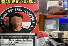 Polres Muara Enim Ringkus Dua Pengedar Sabu dalam 24 Jam, Motor Nmax Tanpa Pelat dan 14 Paket Disita