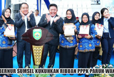 5.990 PPPK Paruh Waktu di Sumsel Resmi Dikukuhkan, Gubernur Herman Deru Minta Jangan Sombong Mentang Jadi ASN