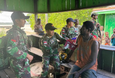 Satgas Yonif 141 Aneka Yudha Jaya Prakosa Trisula Tunjukkan kepedulian sosialnya Dengan Cara Ini