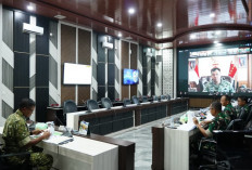 Kasdam II Sriwijaya Ikuti Vicon Bersama Wakapanglima TNI, Bahas Evaluasi Ini