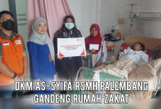 Salurkan Bantuan Kesehatan untuk Pasien Fakir Miskin, DKM As-Syifa RSMH Palembang Gandeng Rumah Zakat 