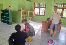 Di Lokasi Sasaran Fisik Ini, Dansatgas TMMD Kodim Lahat Berbincang Dengan Tokoh Agama