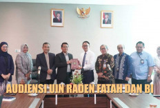 Rektor UIN Raden Fatah Ajak Rombongan Temui Kepala Perwakilan BI Provinsi Sumsel