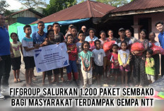 FIFGROUP Peduli Gercep Salurkan 1.200 Paket Sembako untuk Warga Terdampak Gempa Bumi NTT