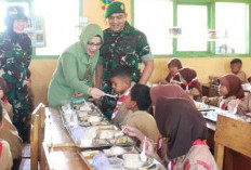 Kodim Lampung Selatan Lanjutkan Program Dapur Masuk Sekolah, Begini Keseruannya