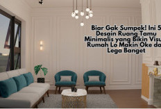 Biar Gak Sumpek! Ini 5 Desain Ruang Tamu Minimalis yang Bikin Visual Rumah Lo Makin Oke dan Lega Banget