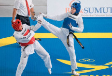 Atlet Taekwondo Polri Rebut Mendali Emas di PON XXI Aceh-Sumut