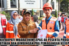 Doa Wakil Bupati Muara Enim Langsung Diamini Peserta Program Pelatihan dan Bimbingan Pra Pemagangan ke Jepang
