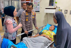 Kapolrestabes Palembang Berikan Bantuan dan Dukungan Moril kepada Korban Kejahatan Jalanan