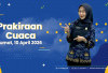 Update Cuaca Palembang 10 April 2026: Suhu Sejuk dengan Potensi Hujan Ringan di Beberapa Titik
