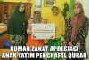 Rumah Zakat Apresiasi Anak Yatim Penghafal Alquran, ini Buktinya!