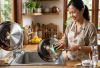 Tanpa Capek Menggosok! Cara Membersihkan Kerak Hitam Membandel pada Wajan Stainless Steel Pakai Bahan Dapur