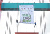 Car Free Day Palembang Resmi Dilaunching, Ada Aksi Bentang Baliho di Tower Ampera