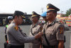 Kapolres Lahat Pimpin Prosesi Sertijab 4 Perwira Sekaligus, Ini Jabatan dan Namanya
