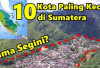 Mengejutkan! Inilah 10 Kota Paling Kecil di Pulau Sumatera: Saking Kecilnya, Luasnya Mirip Bandara