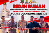 Dari Pembinaan Menuju Kemandirian, Polres OKI Hadirkan Rumah Layak Huni Bagi Mantan Napiter