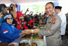 Wujudkan Presisi Polri, Polda Sumsel Kawal Aksi Damai 416 Buruh dan Gelar Potong Tumpeng Bersama di Tempat Ini