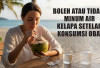 Jangan Asal Minum! Ini Efek Air Kelapa Setelah Konsumsi Obat