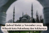 Jadwal Sholat Wilayah Palembang Hari Ini 21 November 2024 Beserta Niat dan Terjemahan