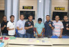 Wujud Sinergitas, Polres Lahat Terima Pelimpahan Tersangka Hasil Tangkapan Deninteldam II Sriwijaya