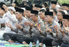Ikhtiar Hadapi Kemarau dan Ancaman Karhutla, Polda Sumsel Gelar Shalat Istisqo