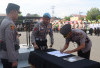 Sebanyak 2 Pejabat di Lingkungan Polres Lahat Berganti, Kapolres Lahat Pimpin Sertijab