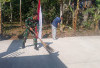 Jalan Cor TMMD Mulus Sempurna! Sinergi TNI, Mahasiswa KKN dan Warga Cukil Bersihkan Sisa Material