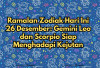 Ramalan Zodiak Hari Ini, 26 Desember: Gemini, Leo dan Scorpio Siap Menghadapi Kejutan