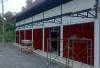 Gercep, Kodim 0402/OKI-OI Tanggulangi Ambruknya Kanopi Pembangunan Gedung Kopdes Merah Putih di Ogan Ilir