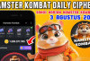 Gercep Klaim! Hamster Kombat Daily Cipher 3 Agustus 2024, Dapatkan Jutaan Koin Gratis