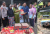 Momen Olahraga Off Road, Kapolres Ogan Ilir Gelar Bakti Sosial