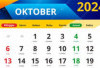 Ini Daftar Tanggal Merah dan Hari Libur pada Bulan Oktober 