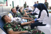 Bantu Ketersediaan Stok Darah Palembang, Korem Gapo Gelar Donor Darah Massal