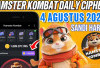 Buruan Klaim Hamster Kombat Daily Cipher 4 Agustus 2024, Dapatkan Jutaan Koin Gratis 