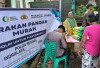 9 Ton Beras Ludes Diserbu Warga di Pasar Murah Polres Ogan Ilir dan Bulog